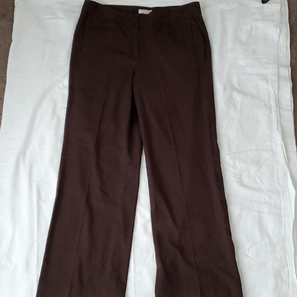 Size 12 Christopher & Banks brown slacks